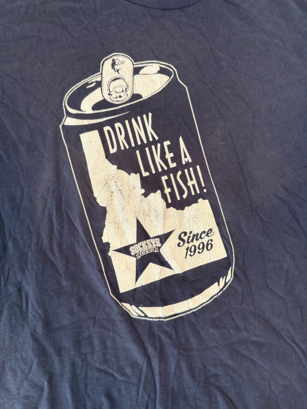 Drink Like a Fish men’s teeshirt